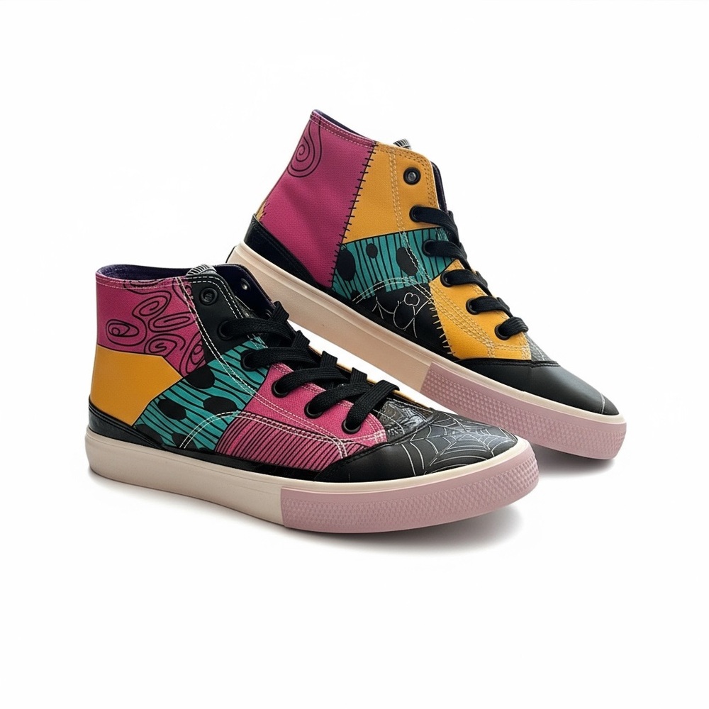 Ground Up Disney Nightmare Before Christmas High-Top Sneakers Sz 7